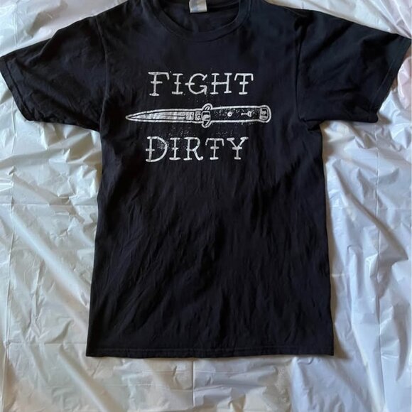 Fight Dirty Graphic Tee, Small - Picture 3 of 9